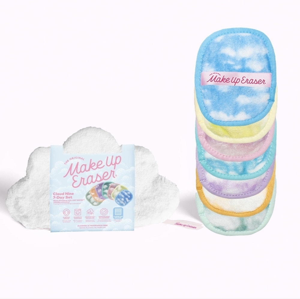 2x MakeUp Eraser Cloud Nine 7-Day Set - Rainbow Colors